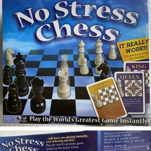 No Stress Chess Game New Learn Chess by Winning Moves sealed board Game.